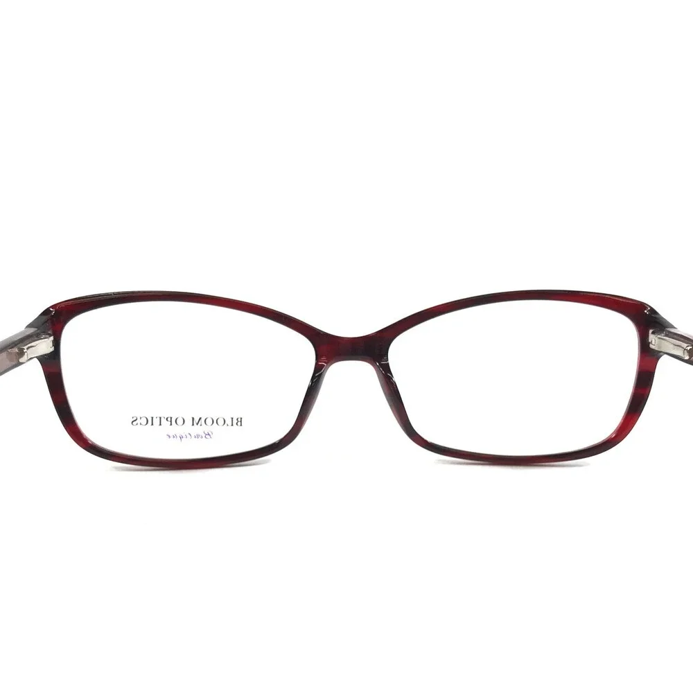 Bloom Optics Eyeglasses Frames OLIVIA BU Burgundy Tortoise Cat Eye 58-16-135